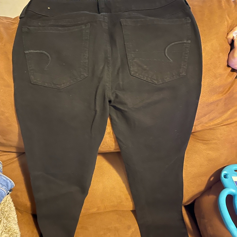 Black American an Eagle jeggings